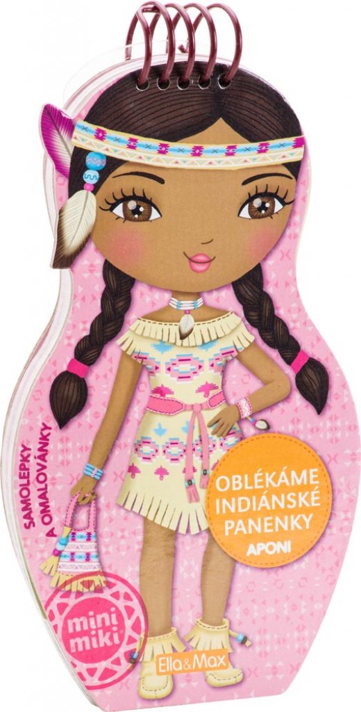 Product detail of Oblékáme indiánské panenky - Aponi - Julie Camel