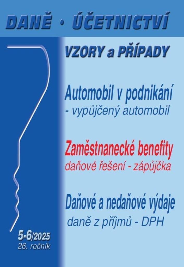 Levně DÚVaP 5-6/2025 Daně, účetnictví, vzory a případy