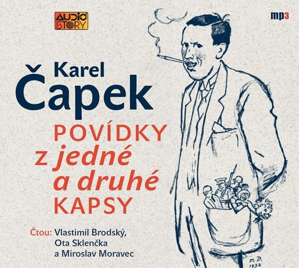 Levně Povídky z jedné a druhé kapsy - CDmp3 - Karel Čapek