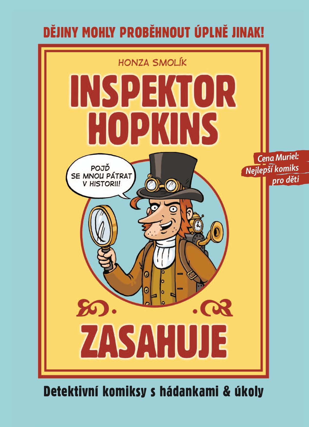 Levně Inspektor Hopkins zasahuje - Detektivní komiksy s hádankami - Honza Smolík