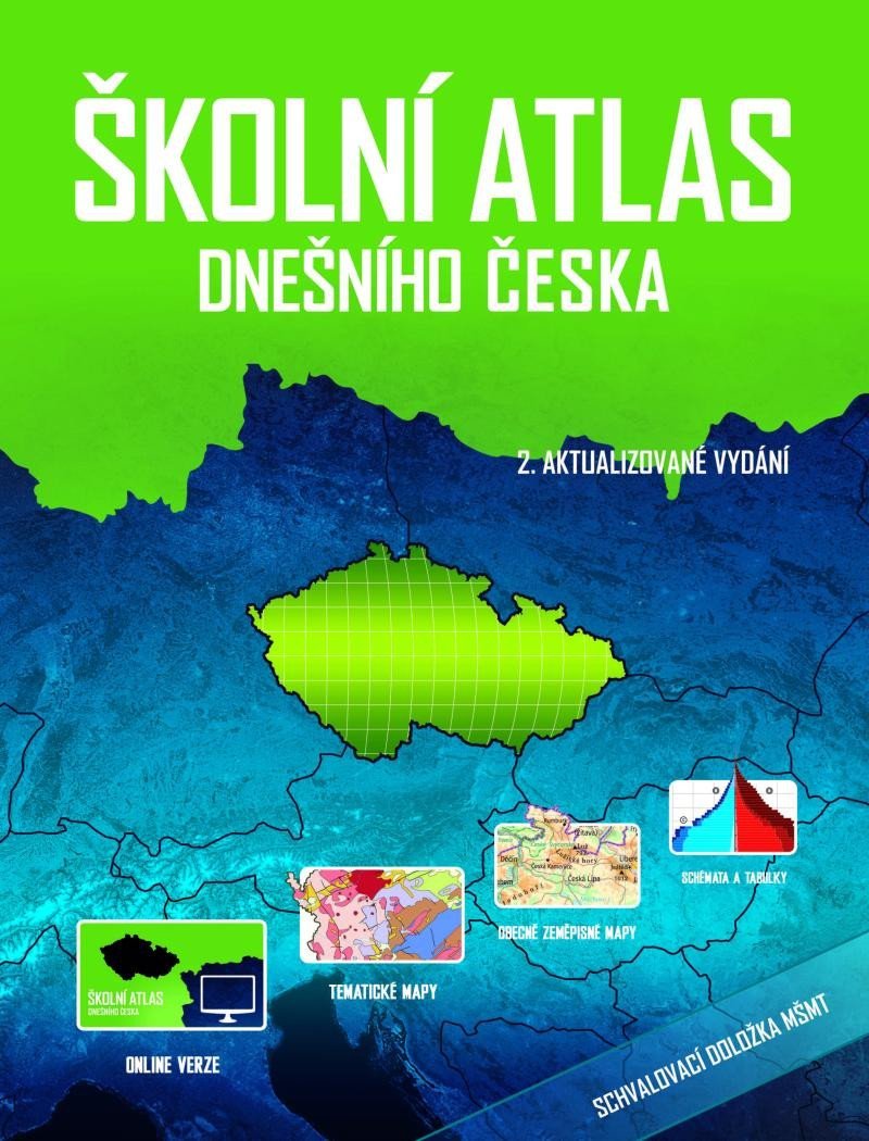 Levně Školní atlas dnešního Česka, 2. vydání