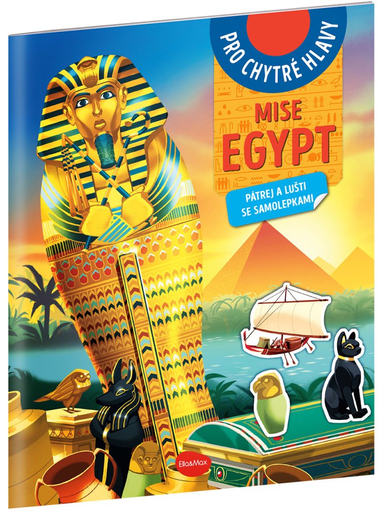 Levně Mise Egypt - Pátrej a lušti se samolepkami - Amstramgram
