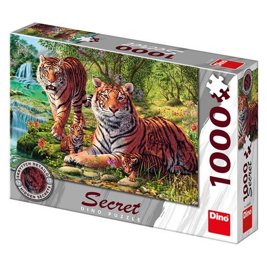 Levně Tygři: secret collection puzzle 1000 dílků