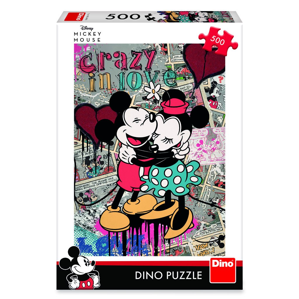 Levně Puzzle Mickey retro 500 dílků - Dino