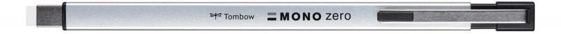 Levně Tombow Gumovací tužka Mono Zero METAL 2,5 x 5 mm - stříbrná