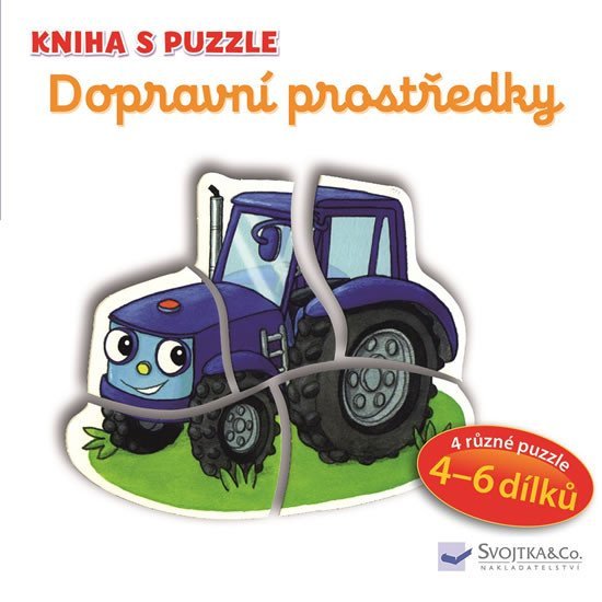 Levně Dopravní prostředky - Kniha s puzzle - Vera Bruggemann