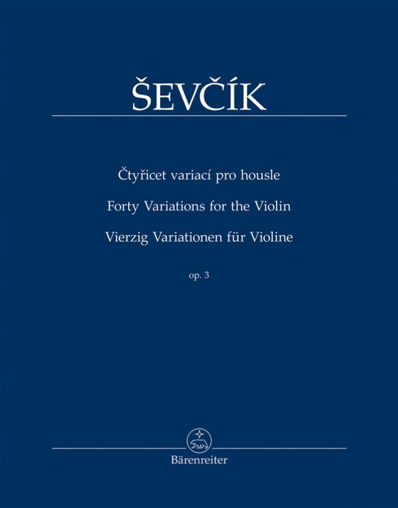 Levně Čtyřicet variací pro housle op. 3 - Otakar Ševčík