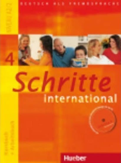 Levně Schritte international 4: Kursbuch + Arbeitsbuch mit Audio-CD zum Arbeitsbuch und interaktiven Übungen - Silke Hilpert