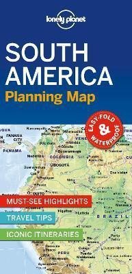 WFLP South America Planning Map 1st edition - Lonely Planet