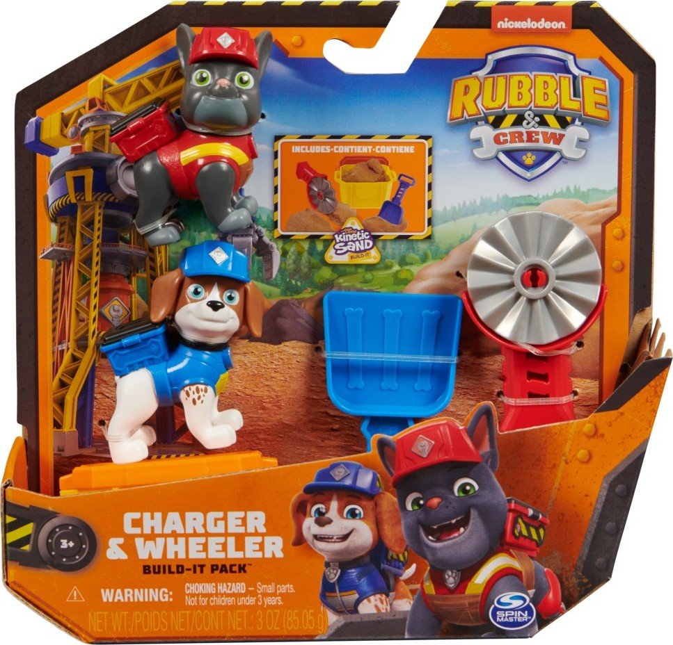 Levně Rubble &amp; Crew Charger a Wheeler figurky s doplňky - Spin Master