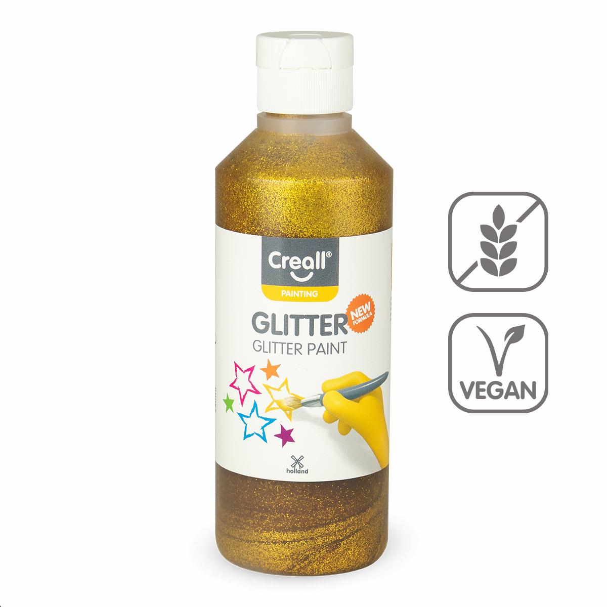 Product detail of Creall barva Glitter, 250 ml, zlatá