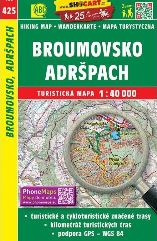 Levně SC 425 Broumovsko, Adršpach 1:40 000
