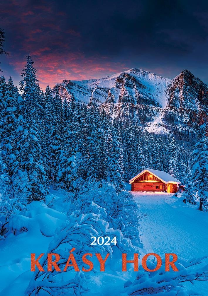 Levně Kalendář 2024 Krásy hor, nástěnný