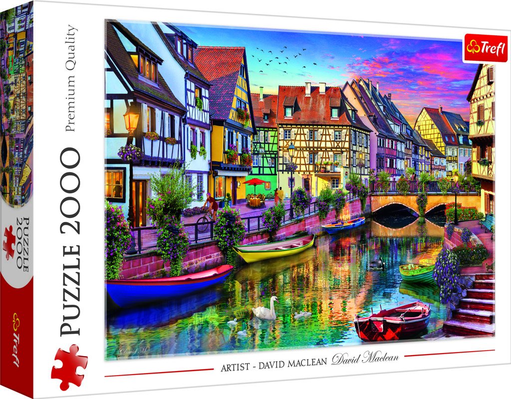 Trefl Puzzle Colmar, Francie / 2000 dílků - Trefl