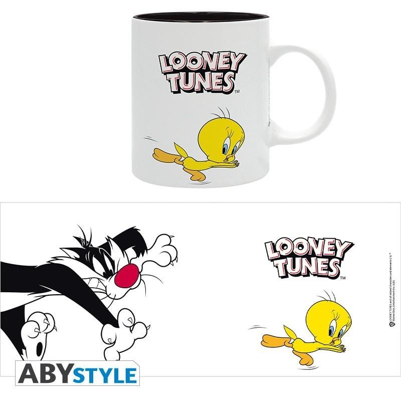 Levně Looney Tunes Hrnek keramický - Tweety Sylvester (objem 320 ml)
