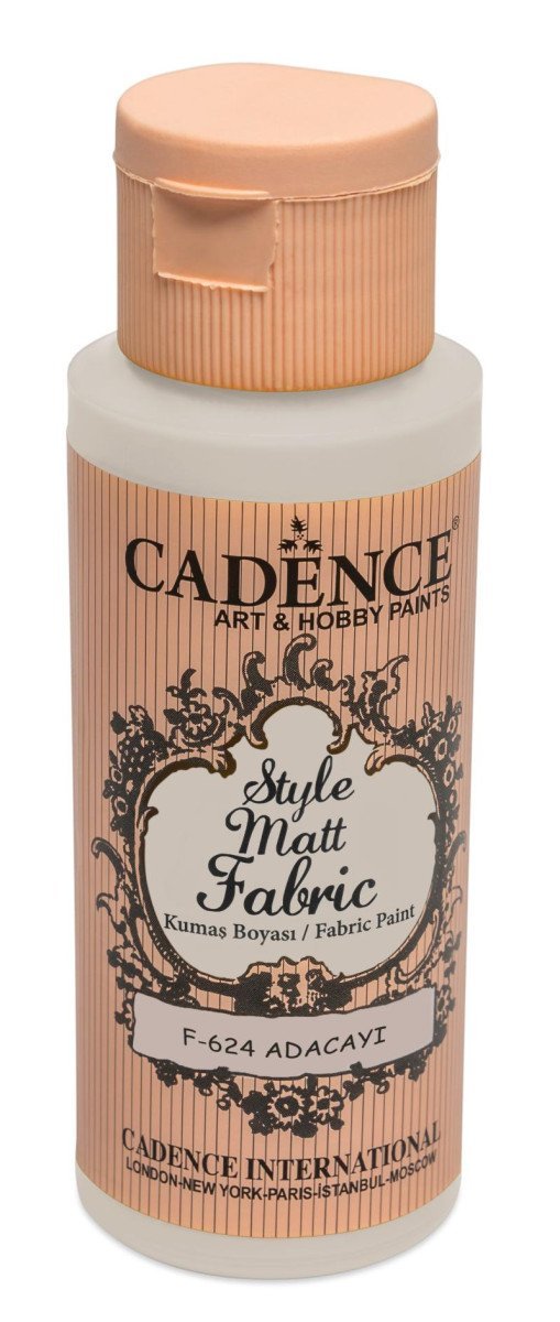 Levně Textilní barva Cadence Style Matt Fabric - zelenohnědá / 50 ml
