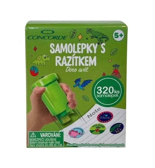 Levně Samolepky s razítkem CONCORDE - Dino svět