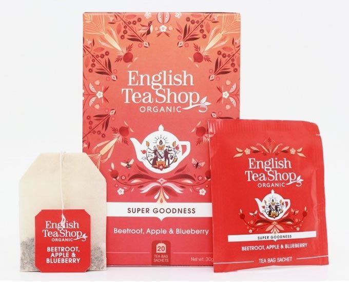 Levně English Tea Shop Čaj Červená řepa, jablko a borůvka, 20 sáčků