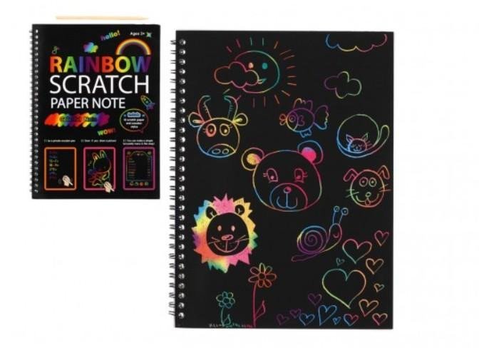 Product detail of Vyškrabovací notes duhový/10 listů