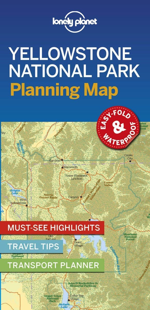 Levně WFLP Yellowstone NP Planning Map 1st edition