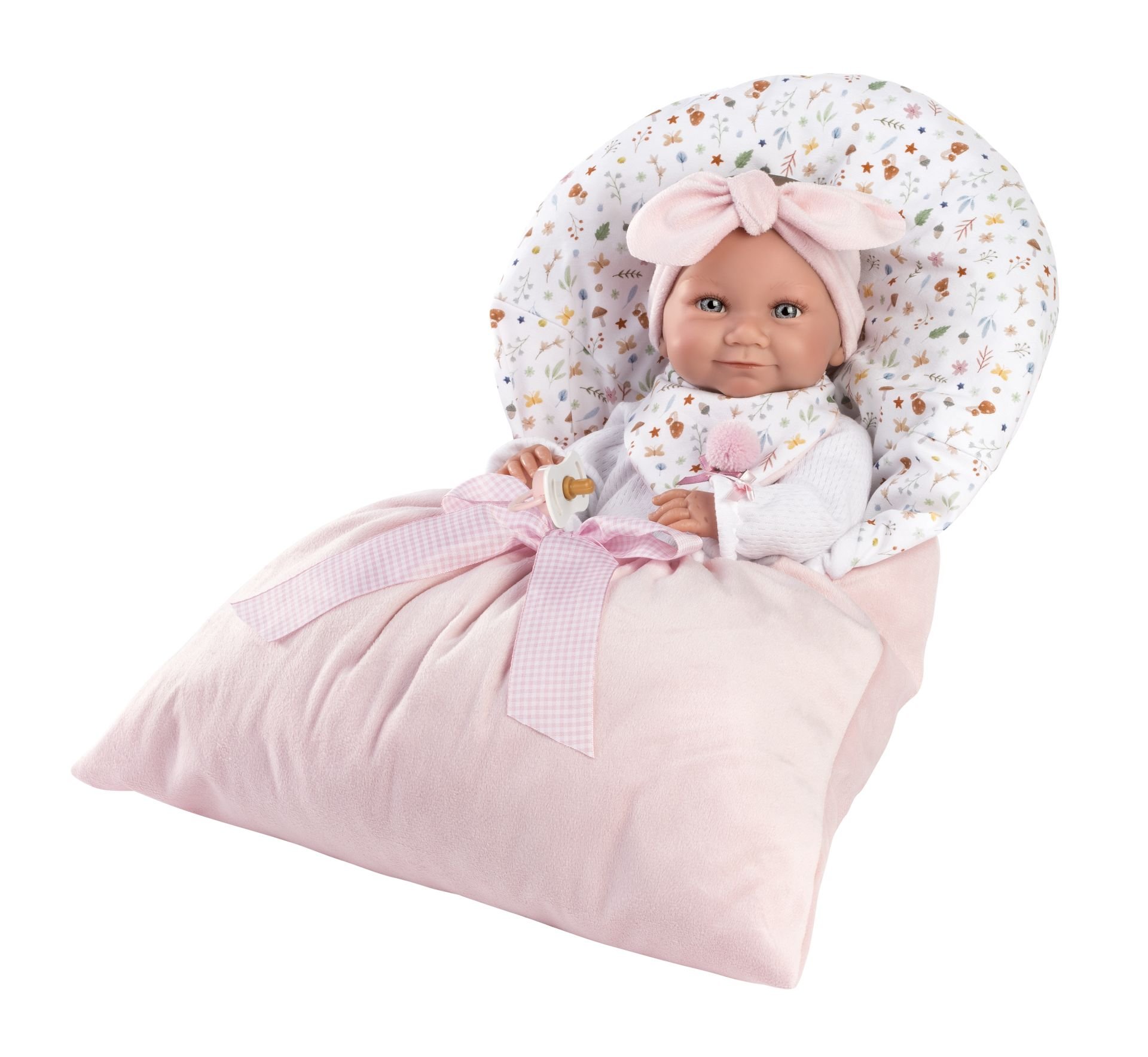 Llorens 73901 NEW BORN HOLČIČKA - realistická panenka miminko s celovinylovým tělem - 40 cm