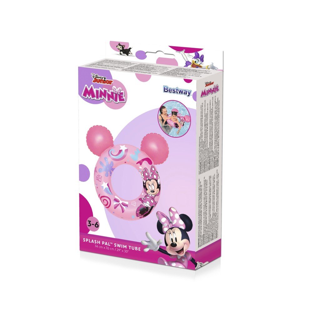 Levně Plovací kruh Minnie 74 cm x 76 cm - Alltoys Bestway