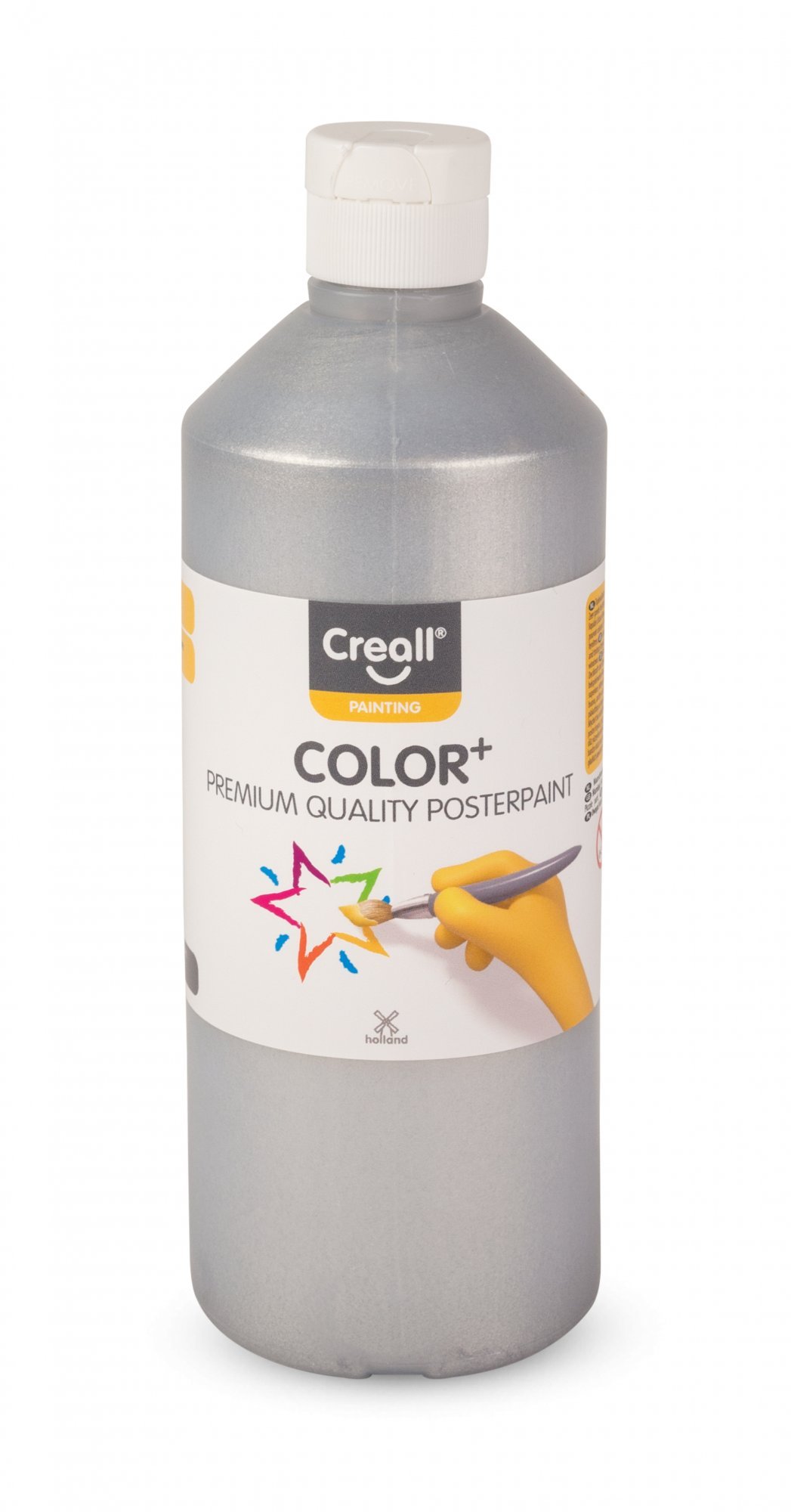 Levně Creall temperová barva CREALLCOLOR, 500 ml, stříbrná