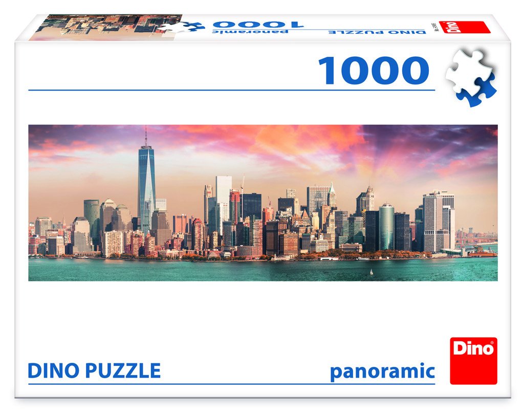 Puzzle Manhattan za soumraku 1000 dílků - Dino