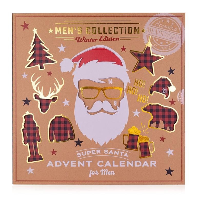 Levně Adventní kalendář MEN´S COLLECTION WINTER EDITION v krabičce se skládacím obalem