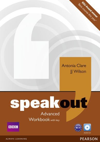 Speakout Advanced Workbook with key with Audio CD Pack - Antonia Clare