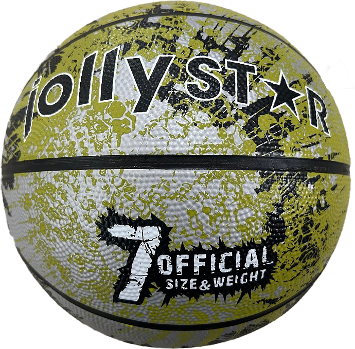 Míč basketbalový JollyStar zelený - Alltoys