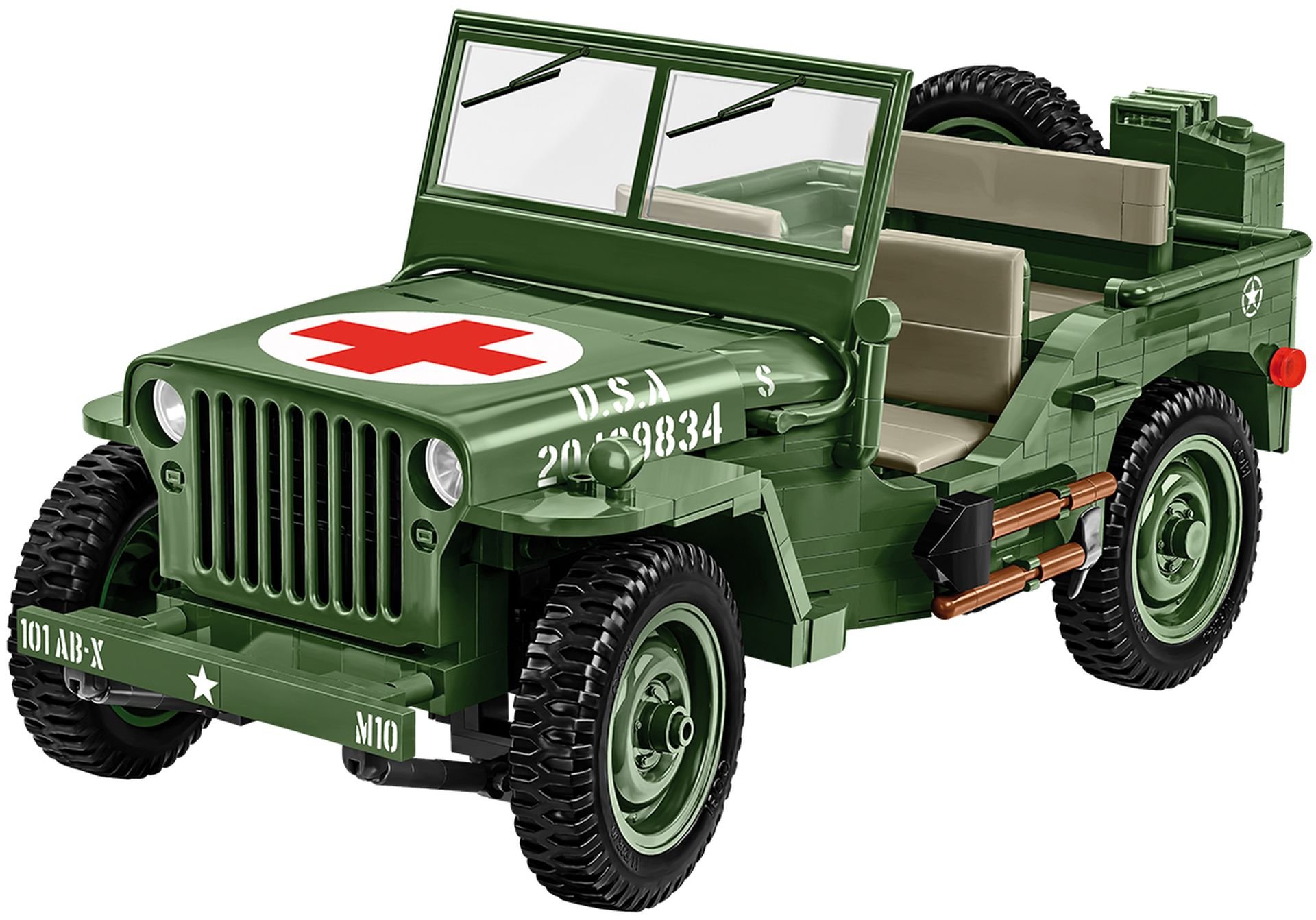 Levně COBI 2806 Willys MB sanitka 1:12, 1131 k