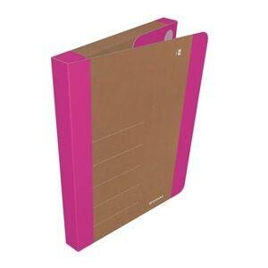 Levně Donau Box na spisy Life A4 karton - neonově růžový