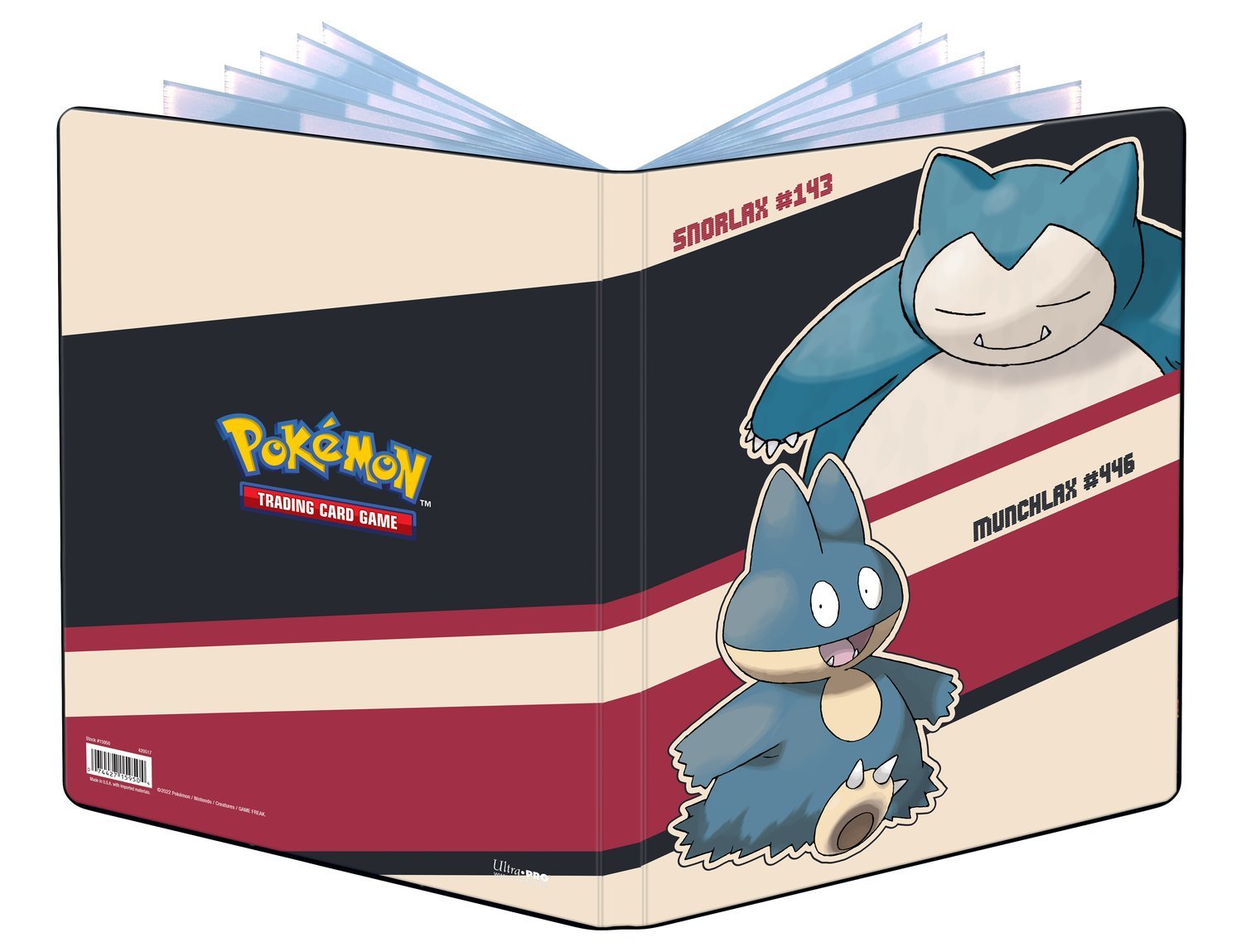 Levně Pokémon: A4 album na 180 karet - Snorlax and Munchlax