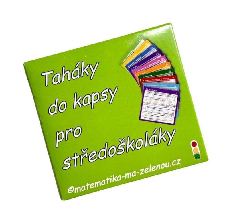 Levně Taháky do kapsy pro středoškoláky - Matematika (kartičky v krabičce) - Zuzana Zelená