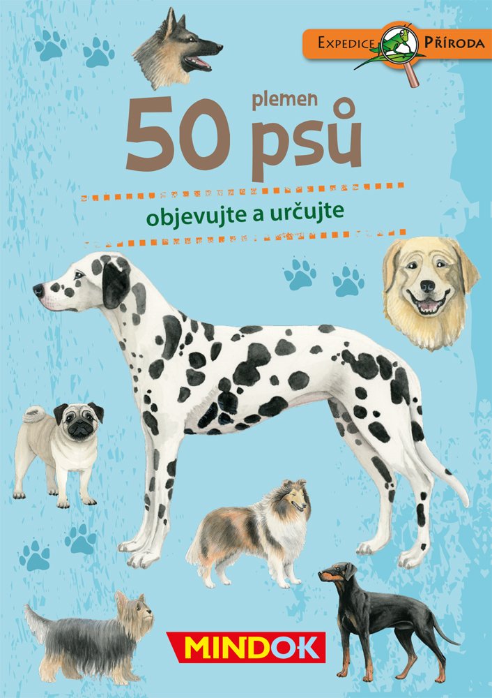 Levně Expedice příroda: 50 plemen psů - Mindok