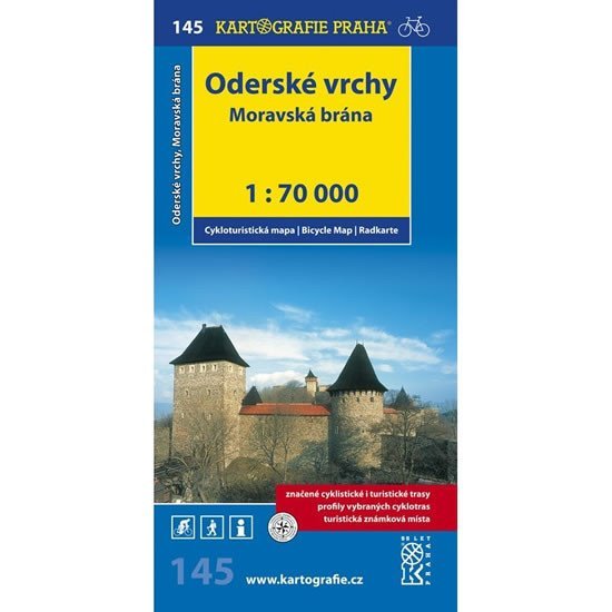 Levně 1: 70T(145)-Oderské vrchy,Moravská brána (cyklomapa)