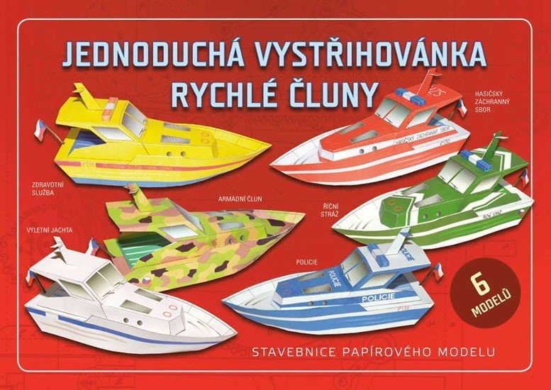 Levně Jednoduchá vystřihovánka rychlé čluny - Stavebnice papírového modelu, 2. vydání