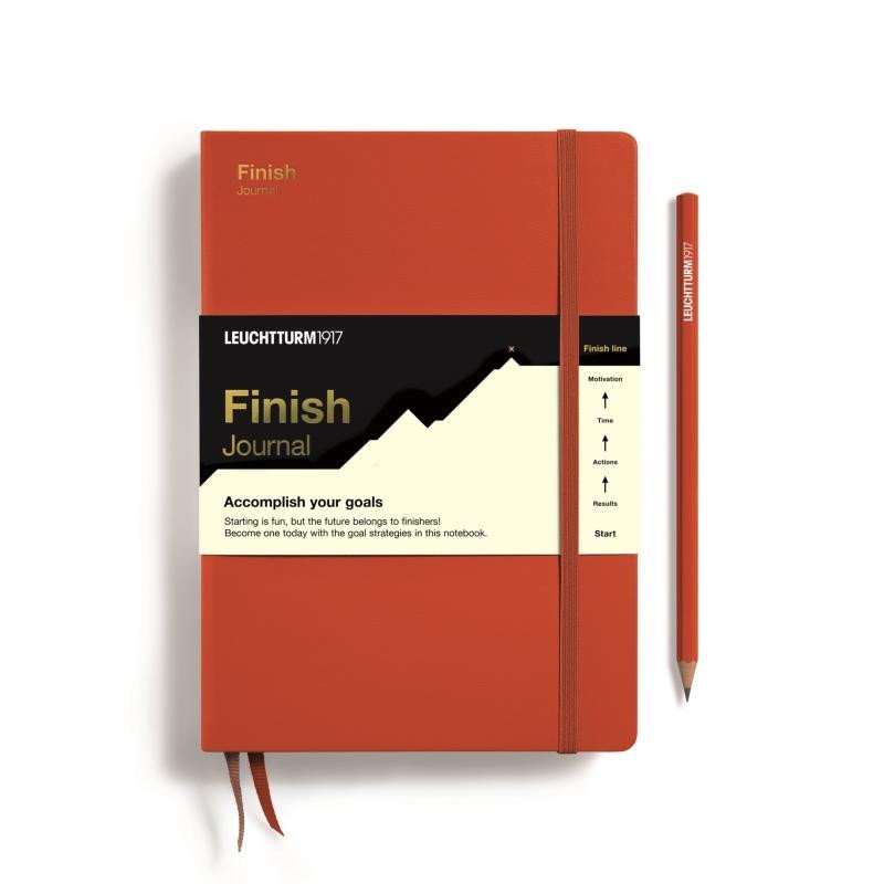 Levně Leuchtturm1917 Finish Journal Medium A5 Fox Red