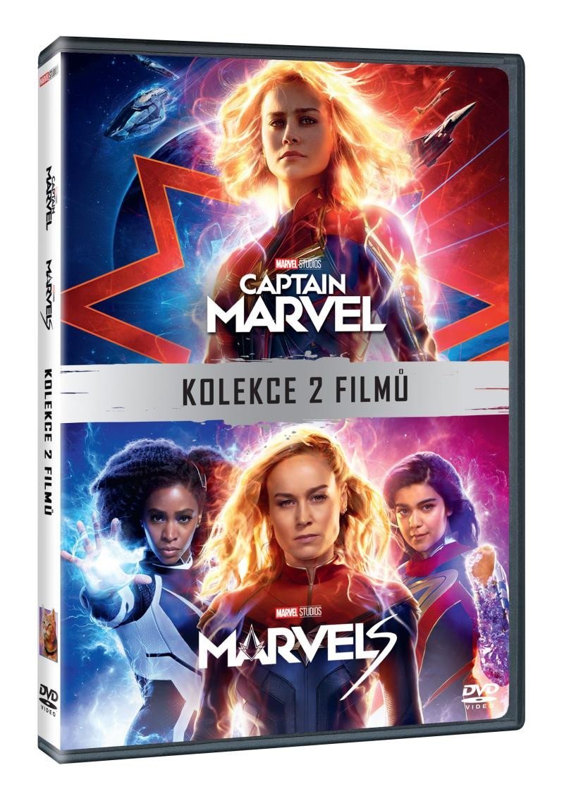 Levně Captain Marvel + Marvels kolekce 2 filmů 2DVD