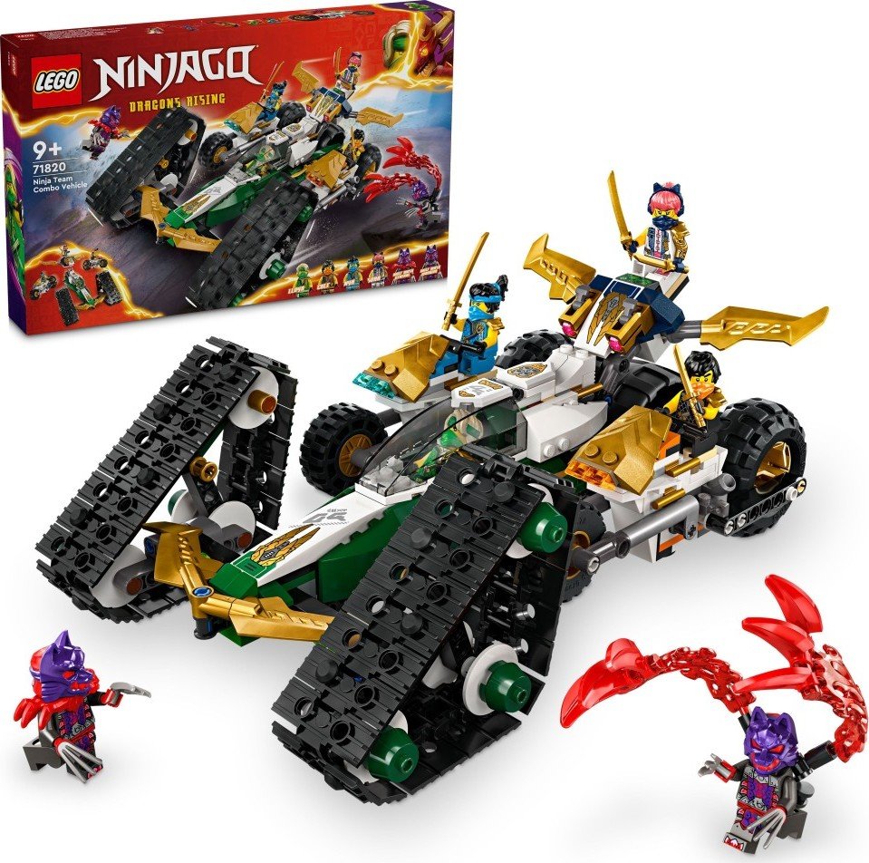 Levně LEGO® NINJAGO® 71820 Tým nindžů a kombo vozidlo - LEGO® NINJAGO®