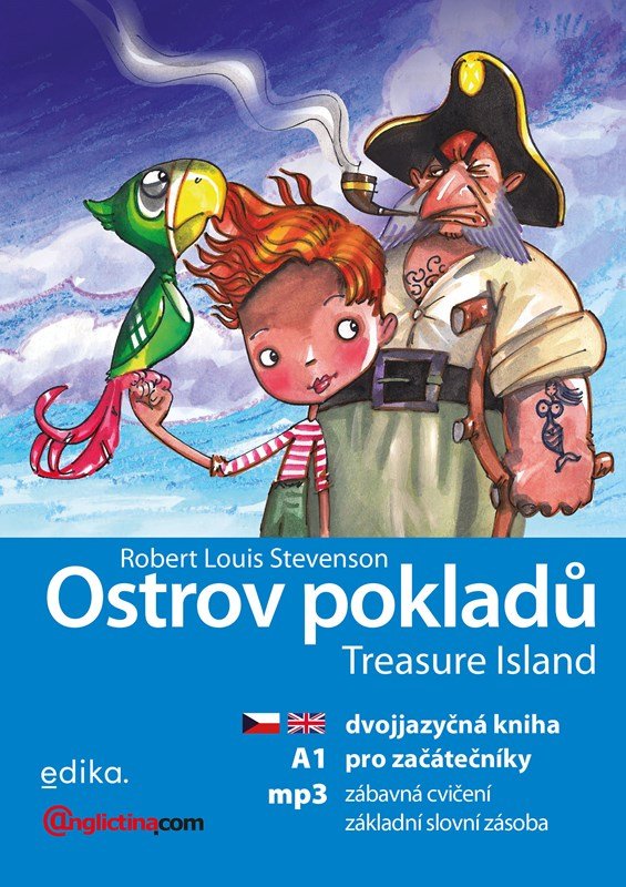 Levně Ostrov pokladů / Treasure Island + mp3 zdarma (A1), 1. vydání - Robert Louis Stevenson