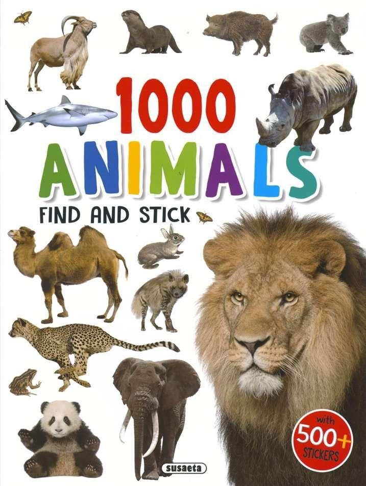 Levně 1000 ANIMALS FIND AND STICK AJ