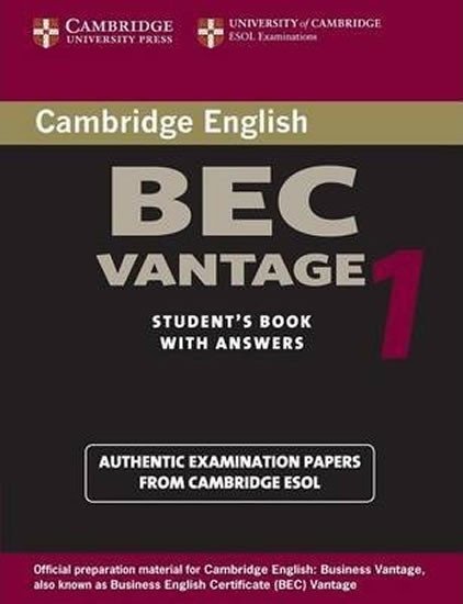 Levně Cambridge BEC Vantage 1 - kolektiv autorů
