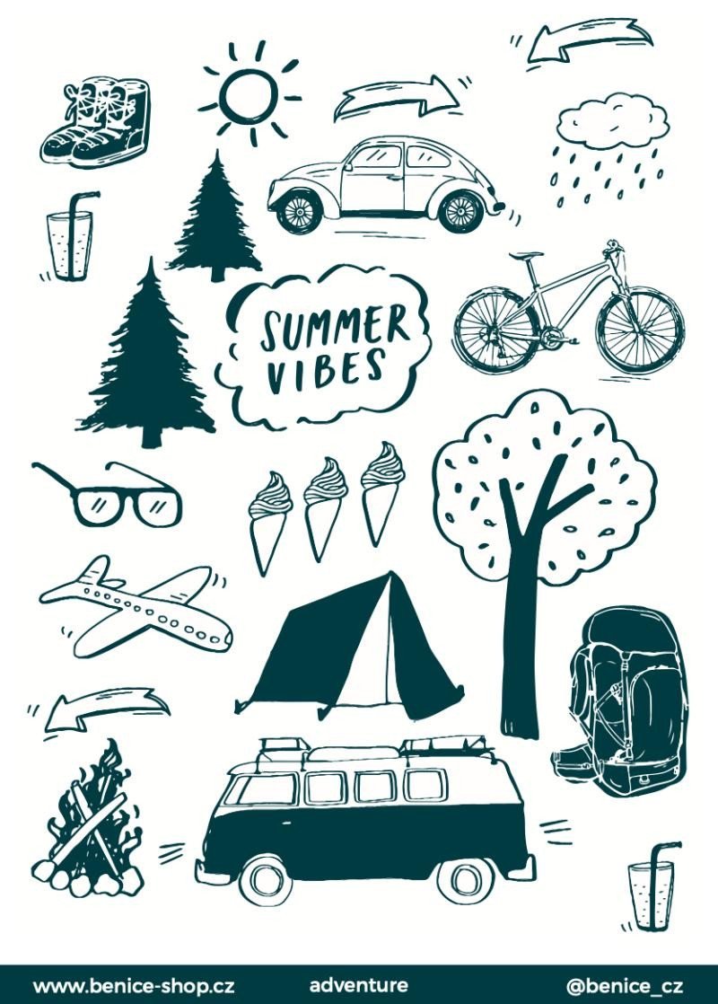 Product detail of Be Nice Samolepky k fotoalbu: Adventure