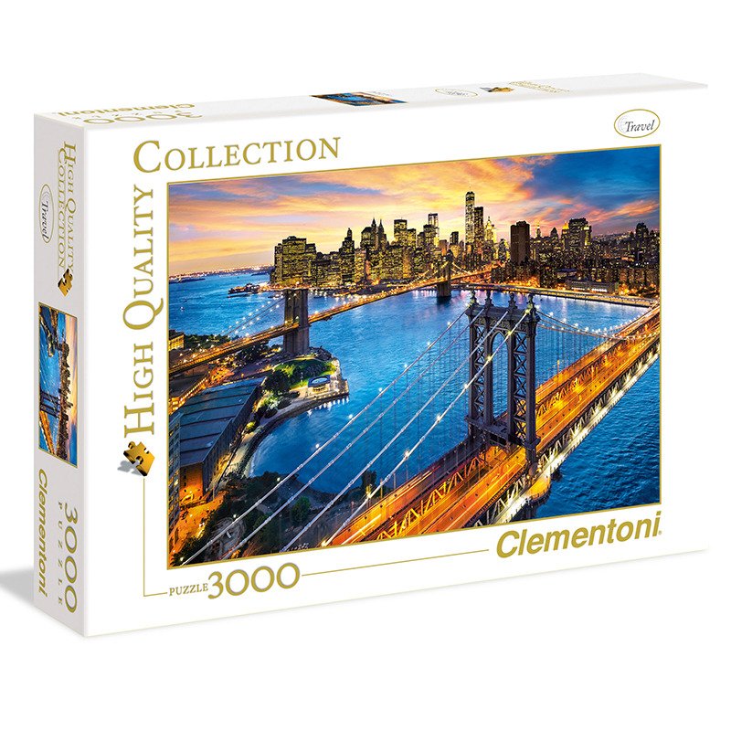 Clementoni Puzzle - New York, 3000 dílků - Play Go