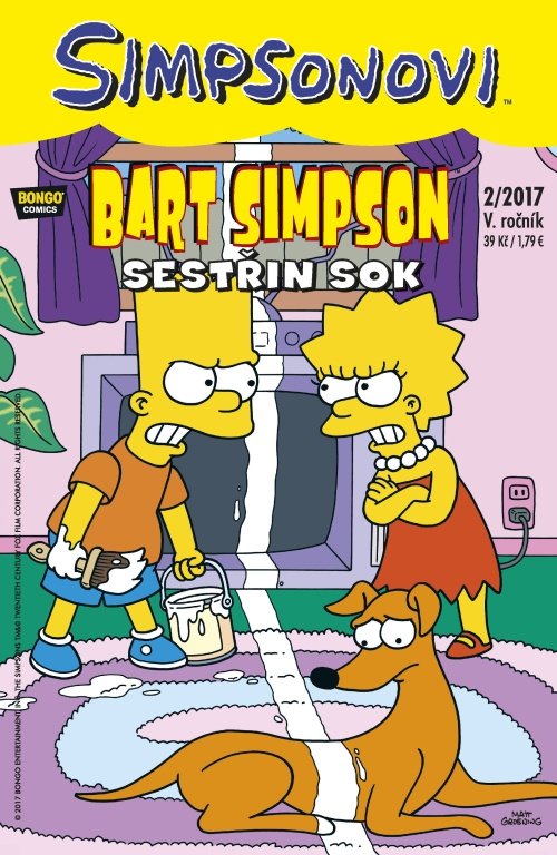 Simpsonovi - Bart Simpson 02/2017 - Sestřin sok - Matthew Abram Groening