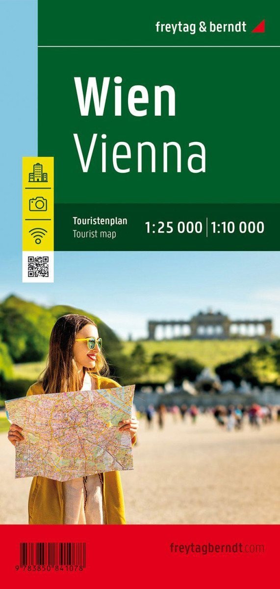 Levně Vídeň 1:25 000 / 1:10 000 / plán města
