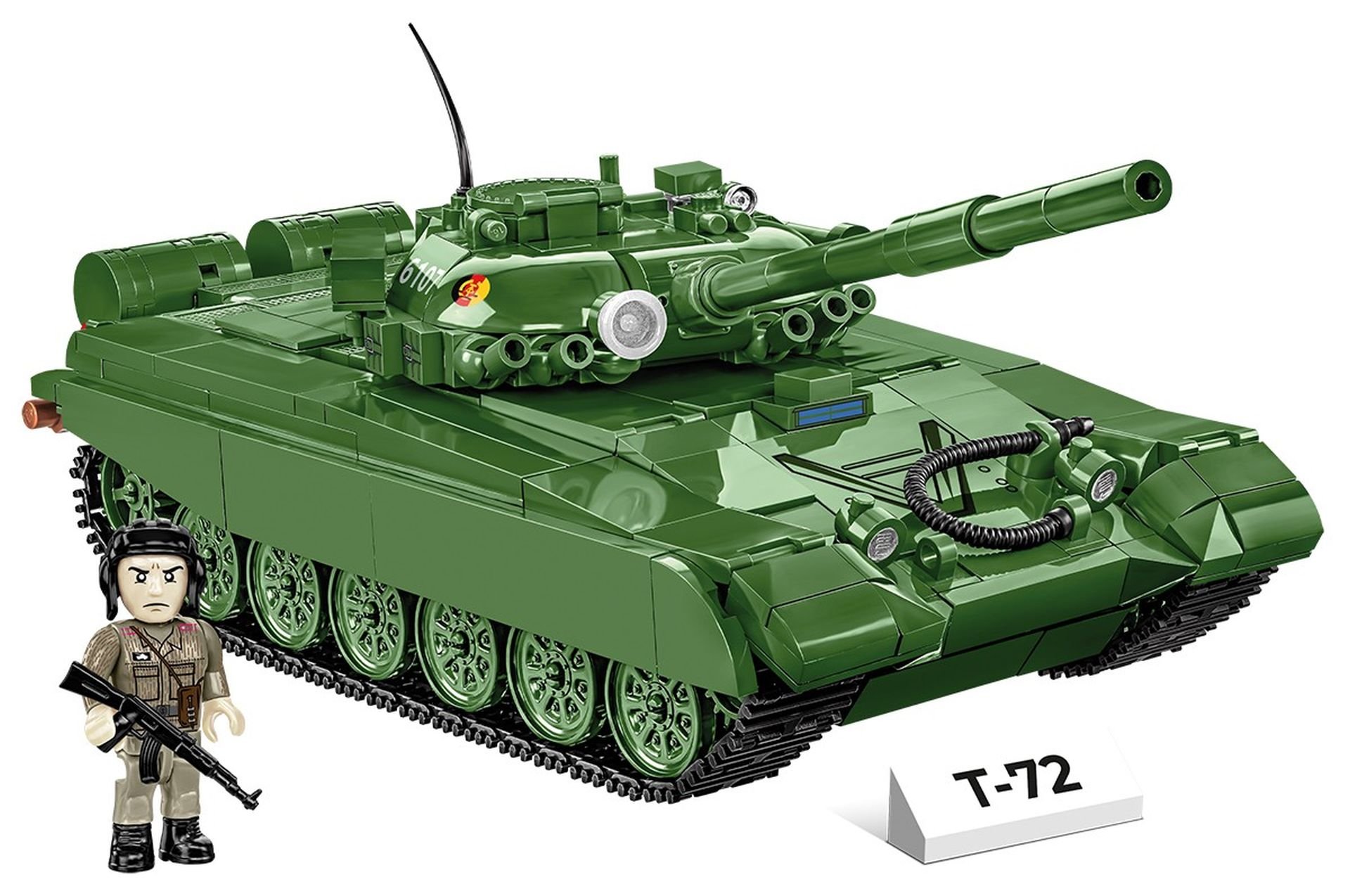 Levně COBI 2625 Armed Forces T-72 (DDR/SOVIET), 1:35, 680 k, 1 f