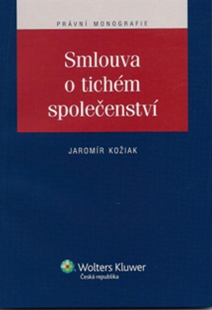 Levně Smlouva o tichém společenství - Jaromír Kožiak